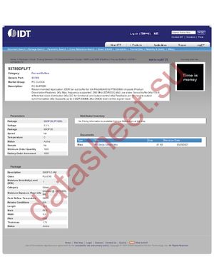 ICS93789DFLFT datasheet  